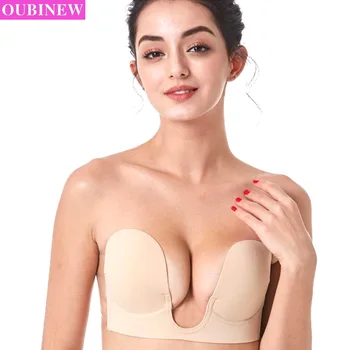 OUBINEW Invisible Bra Strapless Self Adhesive Silicone Bras for Women Deep U Sexy Bra Push Up Backless Bralette Underwear
OUBINEW Invisible Bra Strapless Self Adhesive Silicone Bras for Women Deep U Sexy Bra Push Up Backless Bralette Underwear