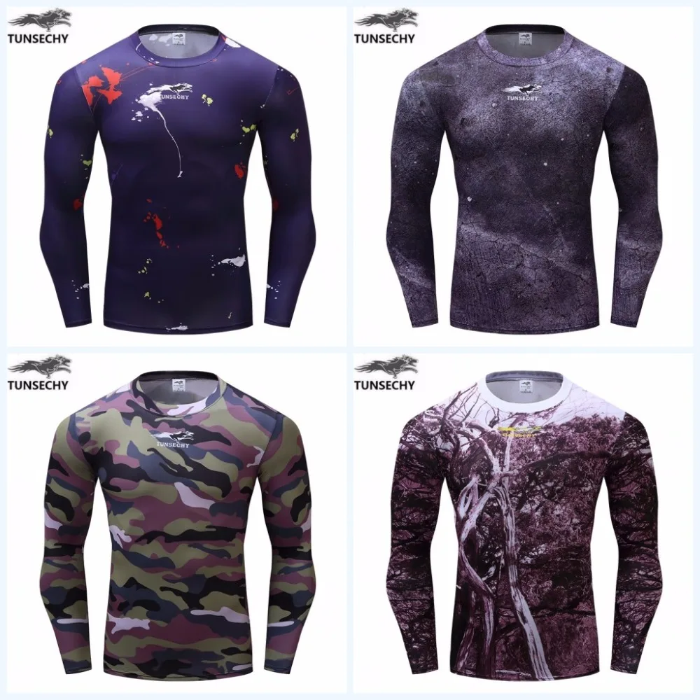 New TUNSECHY brand 3 d printing camouflage, trees, forests, tight long sleeve T-shirt design men outdoor sports T-shirt
New TUNSECHY brand 3 d printing camouflage, trees, forests, tight long sleeve T-shirt design men outdoor sports T-shirt
