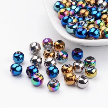 Carnival Celebrations, Mardi Gras Beads,Electroplate Glass Bead Strands, Round,Mixed Color,8mm;Hole:1mm
Carnival Celebrations, Mardi Gras Beads,Electroplate Glass Bead Strands, Round,Mixed Color,8mm;Hole:1mm