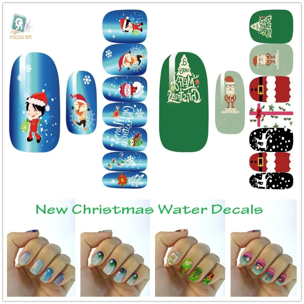 Rocooart Christmas Water Decals Santa Nail Art Stickers White Snow Manicure Decoration Styling Tools Winter New Year Nail Wraps
Rocooart Christmas Water Decals Santa Nail Art Stickers White Snow Manicure Decoration Styling Tools Winter New Year Nail Wraps