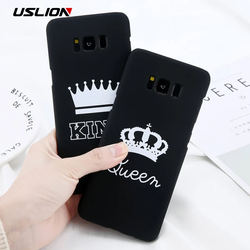 USLION Matte Hard PC Case For Samsung Galaxy S7 Edge S8 S9 Plus KING Queen Crown Letter Cover Phone Cases For Samsung Note 8
USLION Matte Hard PC Case For Samsung Galaxy S7 Edge S8 S9 Plus KING Queen Crown Letter Cover Phone Cases For Samsung Note 8