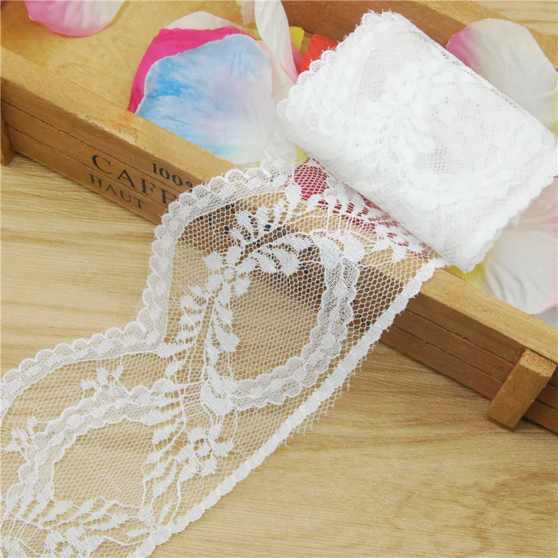 White Polyester Lace Trim Fabric, Sewing Accessories, Cloth, Wedding Dress Decoration Ribbon, Craft Supplies, 60mm, 200Y, L377
White Polyester Lace Trim Fabric, Sewing Accessories, Cloth, Wedding Dress Decoration Ribbon, Craft Supplies, 60mm, 200Y, L377