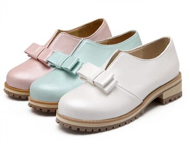 2015 Spring Flat Oxfords Fashion Vintage Sweet Round Toe Boat Shoes Bowktie Cuban Heel College Oxford Shoes Plus Size34-43
2015 Spring Flat Oxfords Fashion Vintage Sweet Round Toe Boat Shoes Bowktie Cuban Heel College Oxford Shoes Plus Size34-43