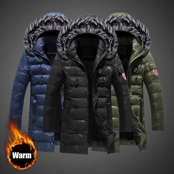 2019 Fashion Winter Jackets Men Hooded Faux Fur Collar Long Down Coats Camouflage Military Outwear Velvet Warm Parkas Men Trench
2019 Fashion Winter Jackets Men Hooded Faux Fur Collar Long Down Coats Camouflage Military Outwear Velvet Warm Parkas Men Trench