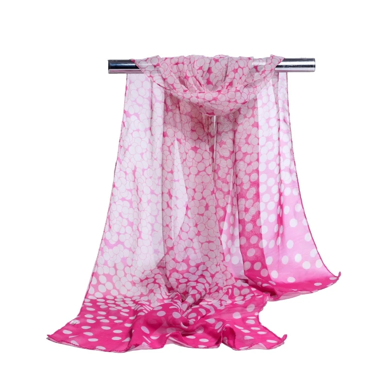 Fashion Luxury Chiffon Scarf Spring Autumn Women Dot Printing Long Soft Wrap Shawl Lady Slik Scarves Stoles Elegant Echarpe
Fashion Luxury Chiffon Scarf Spring Autumn Women Dot Printing Long Soft Wrap Shawl Lady Slik Scarves Stoles Elegant Echarpe