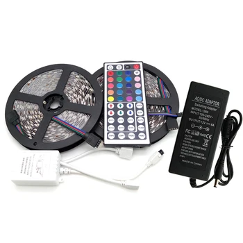10M LED Strip Light 5050 RGB 600LED Flexible Strip Light Set + 44Keys Remote Controller + 12V 6A Power Supply Adapter
10M LED Strip Light 5050 RGB 600LED Flexible Strip Light Set + 44Keys Remote Controller + 12V 6A Power Supply Adapter