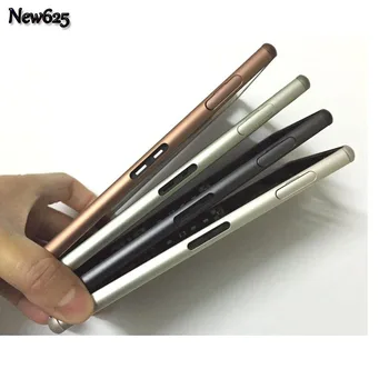 For Sony Xperia Z3 L55 L55w D6603 D6653 Housing Middle Bezel Plate LCD Frame chassis with Power Volume Button Dust Plug Cover