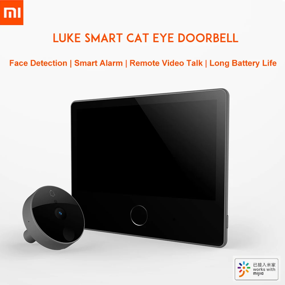 

xiaomi luke smart Video intercom Cat Eye caty Face detector night vision two way audio mijia doorbell LSC-Y01 Youth edition