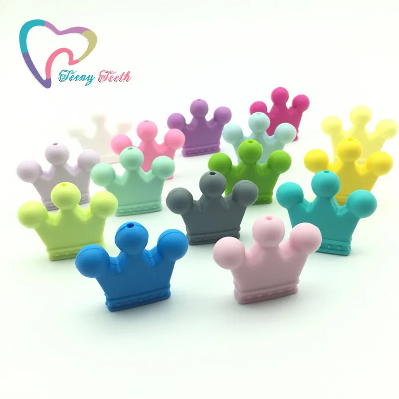 Teeny Teeth 10 PCS Silicone Colorful Crown Unfinished Teething Beads Silicone Crown Accessories Silicone Crown Chewable Beads
Teeny Teeth 10 PCS Silicone Colorful Crown Unfinished Teething Beads Silicone Crown Accessories Silicone Crown Chewable Beads