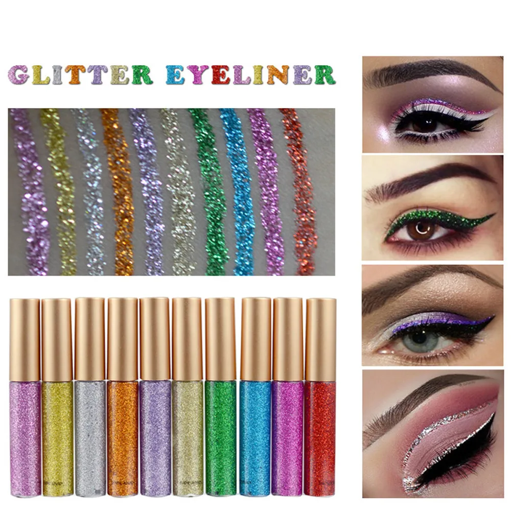 pencil for eye Metallic Shiny Smoky Eyes Eyeshadow Waterproof Glitter Liquid Eyeliner lapiz de ojos larga duracion
pencil for eye Metallic Shiny Smoky Eyes Eyeshadow Waterproof Glitter Liquid Eyeliner lapiz de ojos larga duracion