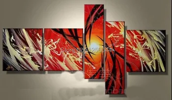 High Quality 100%Hand made Modern Wall Art Abstract oil painting painting large living room 5pcs/set with wood frame C003
High Quality 100%Hand made Modern Wall Art Abstract oil painting painting large living room 5pcs/set with wood frame C003