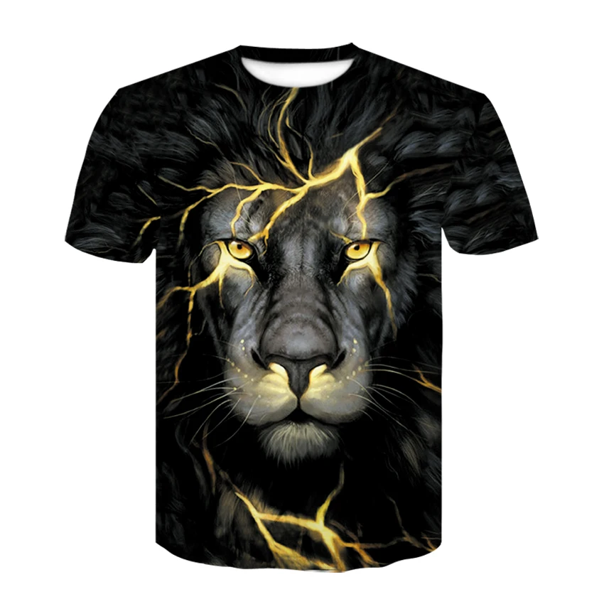 Devin Du The latest lion 3d-printed T-shirt on the market has a round neck and short sleeves for both men and women in summer
Devin Du The latest lion 3d-printed T-shirt on the market has a round neck and short sleeves for both men and women in summer