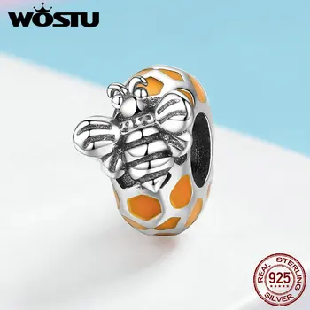 WOSTU 925 Sterling Silver Cute Bee Animal Beads Charm Fit Original Bracelet Necklace Pendant For Women Luxury Jewelry FIC1102
WOSTU 925 Sterling Silver Cute Bee Animal Beads Charm Fit Original Bracelet Necklace Pendant For Women Luxury Jewelry FIC1102