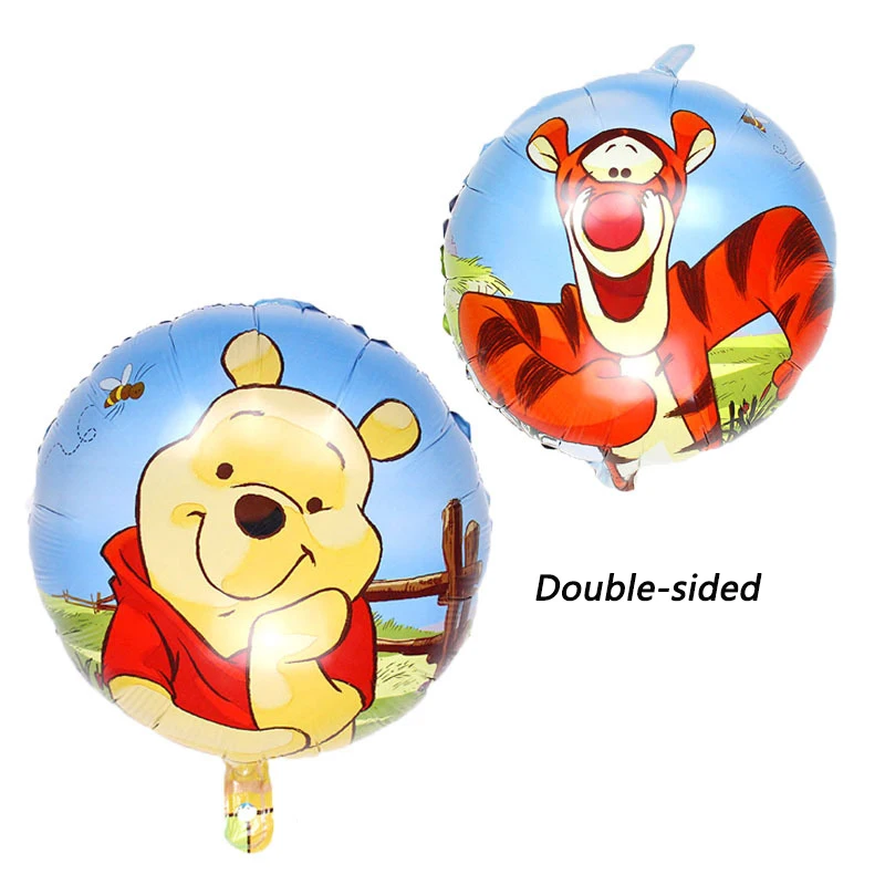 5pcs Hot 18inch round Winnie the Pooh baby shower Foil Balloons Cartoon Bear Aluminum Globos Birthday Party decor Supplies toys
5pcs Hot 18inch round Winnie the Pooh baby shower Foil Balloons Cartoon Bear Aluminum Globos Birthday Party decor Supplies toys