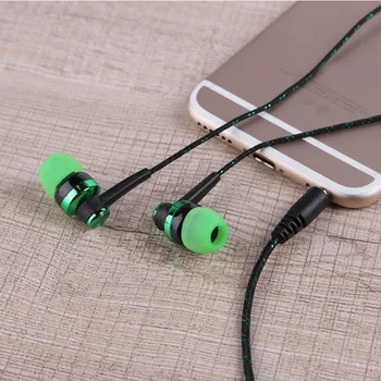 Wired Subwoofer Earphone Braided Rope In-ear Earbuds Noise Isolating Earphone for Phones MP3 MP4 8899
Wired Subwoofer Earphone Braided Rope In-ear Earbuds Noise Isolating Earphone for Phones MP3 MP4 8899