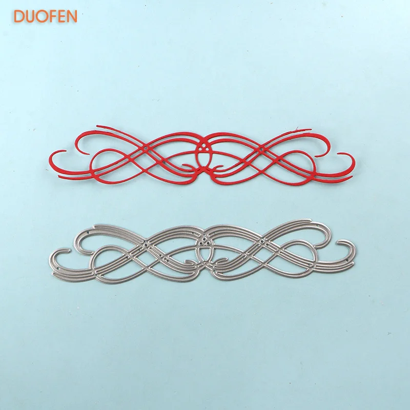 1pc European style lace border Stencils metal Cutting die for DIY craft projects Scrapbooking Album paper decoration
1pc European style lace border Stencils metal Cutting die for DIY craft projects Scrapbooking Album paper decoration