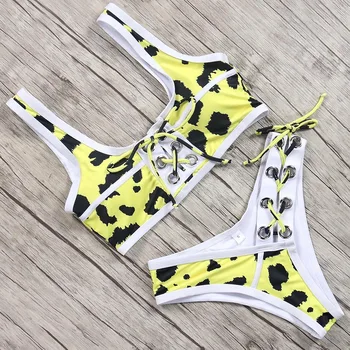 Bikini 2018 Swimwear Women Bandage Swimsuit Brazilian Bikinis Women Bandeau Biquini Female Sport Swimsuit Beach Bathing Suit
Bikini 2018 Swimwear Women Bandage Swimsuit Brazilian Bikinis Women Bandeau Biquini Female Sport Swimsuit Beach Bathing Suit
