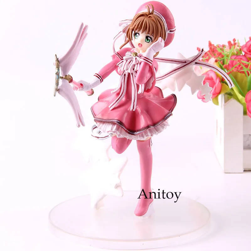 Anime Caraptor Sakura Clearcard Action Figure Kinomotosakura PVC Collection Model Toy Birthday Gift 16cm
Anime Caraptor Sakura Clearcard Action Figure Kinomotosakura PVC Collection Model Toy Birthday Gift 16cm