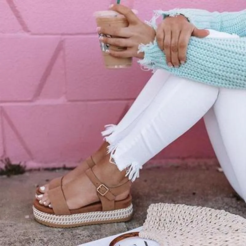 drop shipping 2019 Women's Sandals Summer Thick-soled Women's Sandals Leather- Muffin-soled Sandals hot sale
drop shipping 2019 Women's Sandals Summer Thick-soled Women's Sandals Leather- Muffin-soled Sandals hot sale