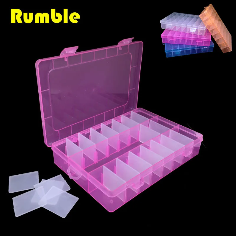 1pcs 24 Grid Cell Slots Adjustable Storage Tool Box Case Electronic Screw Jewelry SMD Fishing Bead Rings Spare Part Container
1pcs 24 Grid Cell Slots Adjustable Storage Tool Box Case Electronic Screw Jewelry SMD Fishing Bead Rings Spare Part Container