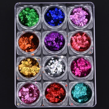 12 colors Holographic glitter round 1mm 2mm 3mm mixed dot design flakes craft glitter paillettes nail art supplies YST05
12 colors Holographic glitter round 1mm 2mm 3mm mixed dot design flakes craft glitter paillettes nail art supplies YST05
