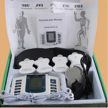 Electrical Stimulator Full Body Relax Muscle Therapy Electronic Pulse Acupuncture Massager with therapy slipper and 4 pads
Electrical Stimulator Full Body Relax Muscle Therapy Electronic Pulse Acupuncture Massager with therapy slipper and 4 pads