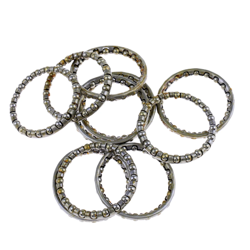 10Pcs Steel Mountain Road Bike Headset Retainer Bearing Fit ID33mm OD44mm Headset Bearing Steel Ball Retainer Bike Part 10Pcs Steel Mountain Road Bike Headset Retainer Bearing Fit ID33mm OD44mm Headset Bearing Steel Ball Retainer Bike Part