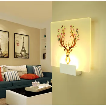 Deer Mural LED Wall Lamp 6W Acrylic Sconce Light Indoor Decoration Lighting Wall Light for Bedroom Bedside Living Room Aisle
Deer Mural LED Wall Lamp 6W Acrylic Sconce Light Indoor Decoration Lighting Wall Light for Bedroom Bedside Living Room Aisle