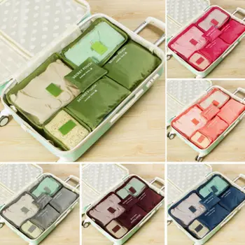 6pcs Travel Organizer Bag Clothes Pouch Portable Storage Case Luggage Suitcase Chic Bags Unisex Use Travel Accessories
6pcs Travel Organizer Bag Clothes Pouch Portable Storage Case Luggage Suitcase Chic Bags Unisex Use Travel Accessories