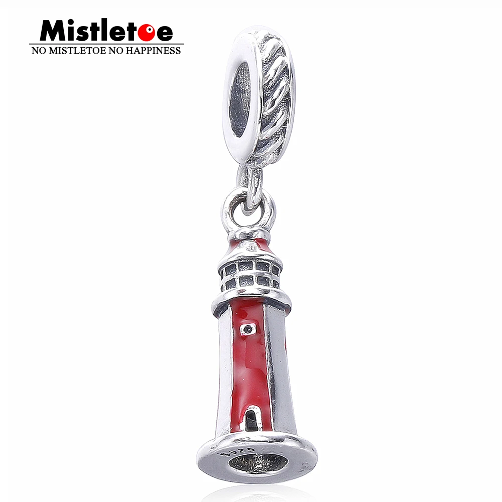 Authentic 925 Sterling Silver lighthouse red enamel Dangle Charm Fit Brand Bracelets Jewelry
Authentic 925 Sterling Silver lighthouse red enamel Dangle Charm Fit Brand Bracelets Jewelry