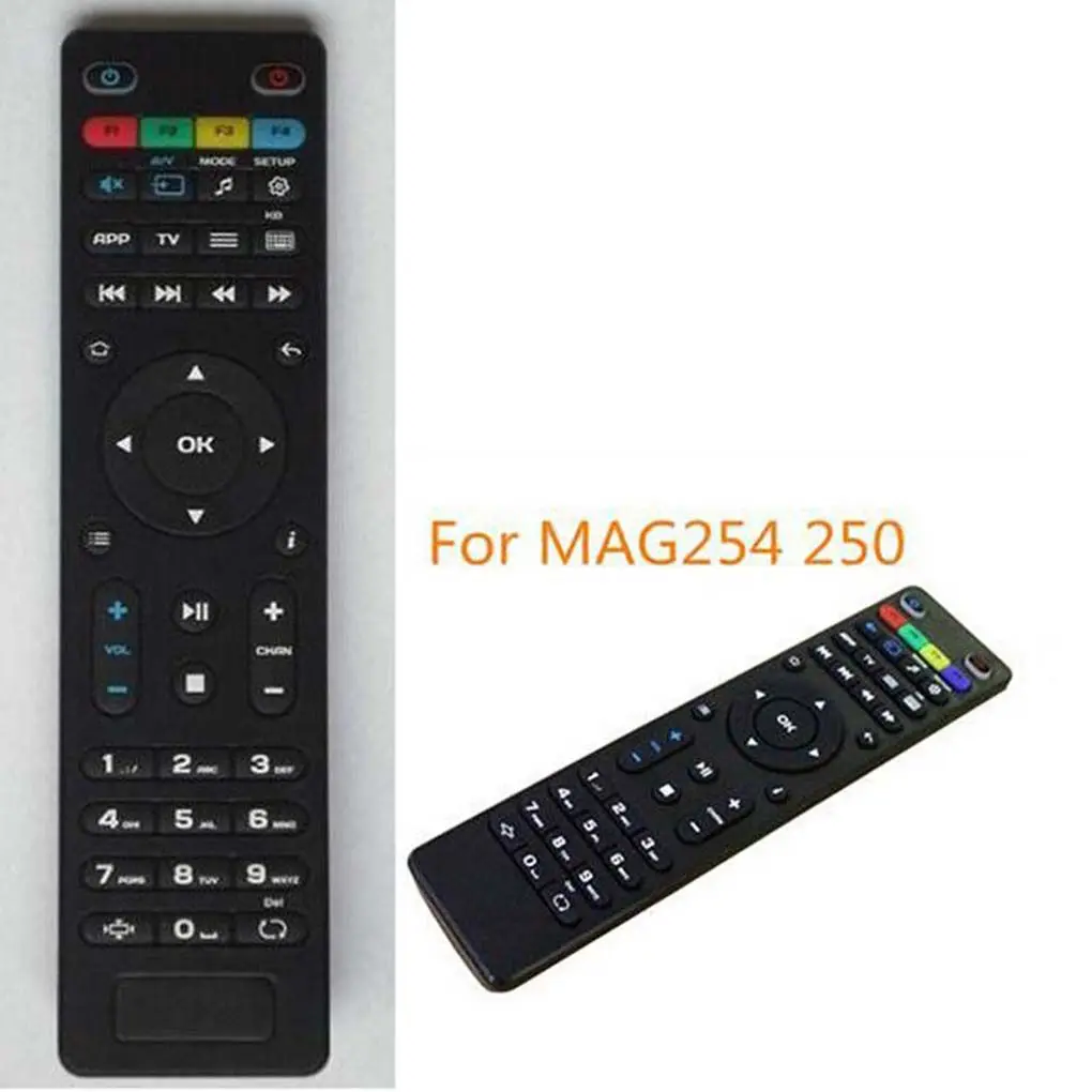 New Arrival Remote Controller Replacement for MAG254 MAG250 255 260 261 270 IPTV TV Box Black TV Remote Control
New Arrival Remote Controller Replacement for MAG254 MAG250 255 260 261 270 IPTV TV Box Black TV Remote Control