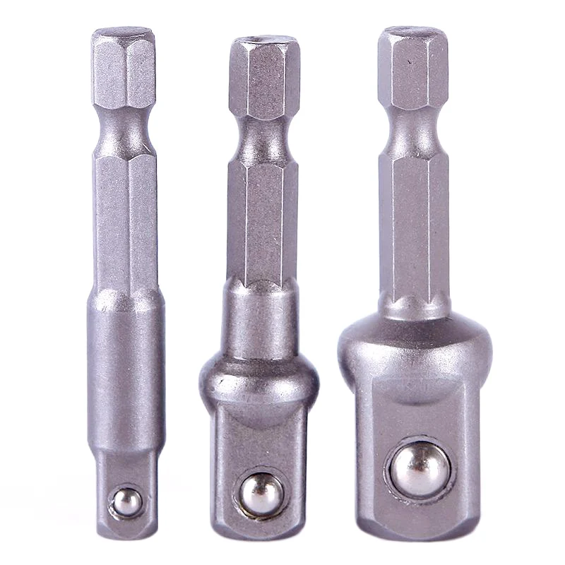 New Hot Sale 3 Sizes 1/4" 3/8" 1/2" Socket Adapter Set Hex Shank Impact Driver Drill Bits #69204
New Hot Sale 3 Sizes 1/4" 3/8" 1/2" Socket Adapter Set Hex Shank Impact Driver Drill Bits #69204