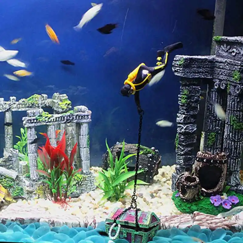 2018 Air Action Diver Hunter Treasure Chest Decor Aquarium Decoration Underwater Landscape Ornaments
2018 Air Action Diver Hunter Treasure Chest Decor Aquarium Decoration Underwater Landscape Ornaments