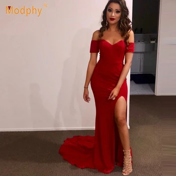 Red white mermaid long bandage dress winter women's 2018 new split short-sleeved strapless dress celebrity runway party dress
Red white mermaid long bandage dress winter women's 2018 new split short-sleeved strapless dress celebrity runway party dress