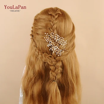 YouLaPan Bridal Hair Piece for Wedding Hair Accessories Bridal Flower Hair Pins Gold & Pearl Hair Comb Vintage Hair Vine HP56
YouLaPan Bridal Hair Piece for Wedding Hair Accessories Bridal Flower Hair Pins Gold & Pearl Hair Comb Vintage Hair Vine HP56