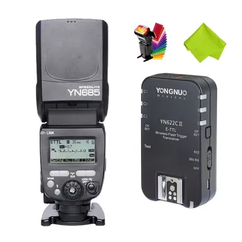 Original YONGNUO YN685+YN622C II Flash Light Speedlite with YN-622C compatible Radio Transceiver Built Inside for Canon Cameras
Original YONGNUO YN685+YN622C II Flash Light Speedlite with YN-622C compatible Radio Transceiver Built Inside for Canon Cameras