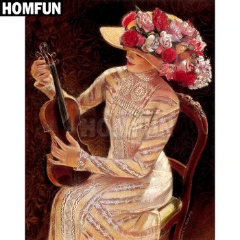 HOMFUN Full Square/Round Drill 5D DIY Diamond Painting "Flower hat beauty" Embroidery Cross Stitch 3D Home Decor Gift A00173
HOMFUN Full Square/Round Drill 5D DIY Diamond Painting "Flower hat beauty" Embroidery Cross Stitch 3D Home Decor Gift A00173