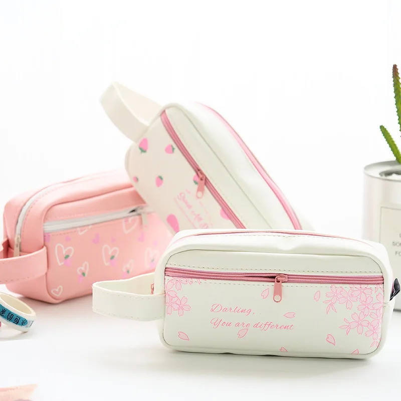 Simple Girl pencil case student school Pencil case PU Large capacity pencil bag stationery bag cosmetic bag
Simple Girl pencil case student school Pencil case PU Large capacity pencil bag stationery bag cosmetic bag