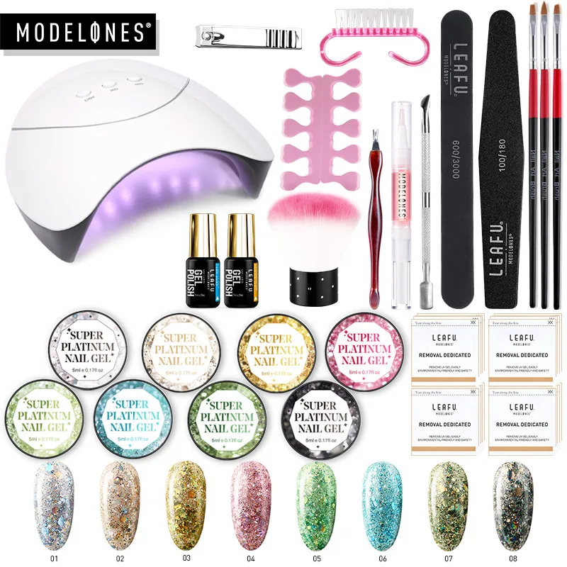 Modelones 36W Led Lamp Nail Art Gel Nail Polish Professional Nail Set DIY Nail Design Manicure Kits Glitter Decorations Led Gel
Modelones 36W Led Lamp Nail Art Gel Nail Polish Professional Nail Set DIY Nail Design Manicure Kits Glitter Decorations Led Gel