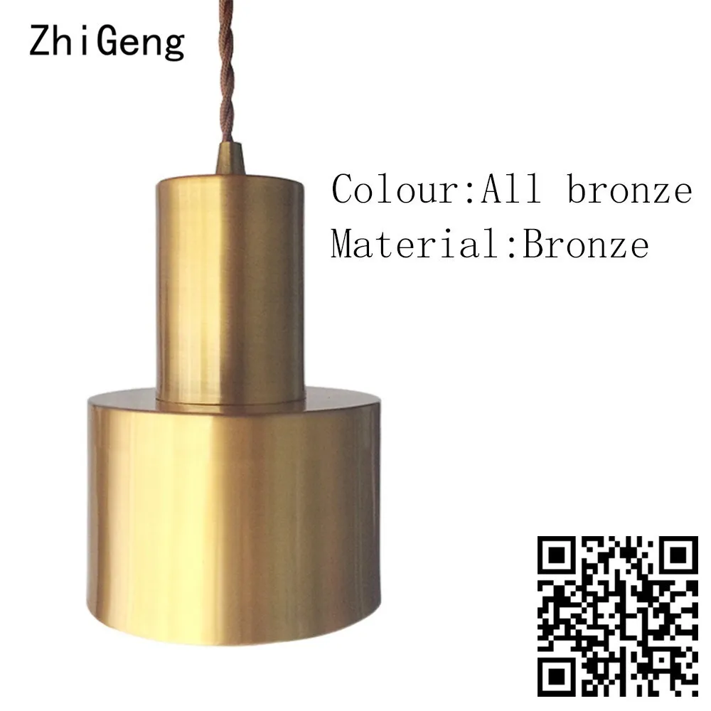 ZhiGeng Bedroom Dinning Copper Pendant Lights E27 Indoor Lighting Fixture Ins Bar LED Lamp Single Heads Parlor Study Luminaire
ZhiGeng Bedroom Dinning Copper Pendant Lights E27 Indoor Lighting Fixture Ins Bar LED Lamp Single Heads Parlor Study Luminaire