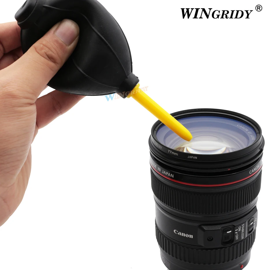 WINGRIDY Air Blower Dust Blower Cleaner Rubber Pump Dust Cleaner DSLR Lens Cleaning Tool For SLR Camera Binocular Lens CCD