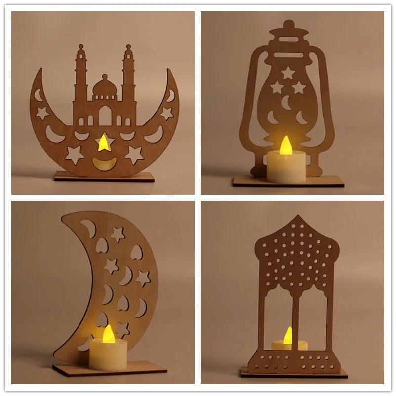 Blessed Eid Gifts Custom LED Candle Muslim Ramadan Mubarak Decor Wooden Moon Plaque Pendant Islam Decoration Eid Mubarak
Blessed Eid Gifts Custom LED Candle Muslim Ramadan Mubarak Decor Wooden Moon Plaque Pendant Islam Decoration Eid Mubarak