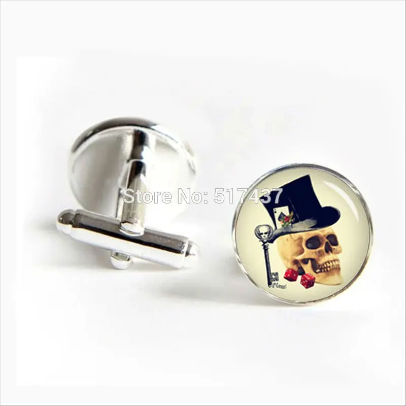 2016 Free Shipping Gambler Skull Cufflinks Gothic Skull Cuff link Shirt Cufflinks For Mens Skull Cufflink
2016 Free Shipping Gambler Skull Cufflinks Gothic Skull Cuff link Shirt Cufflinks For Mens Skull Cufflink