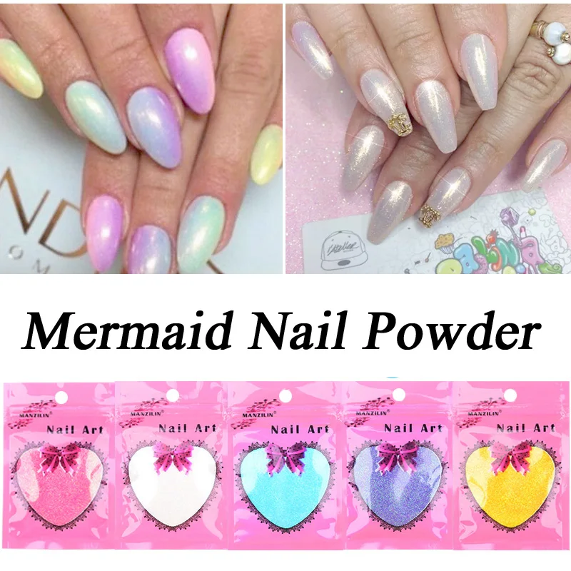 Fashion 10g/bag Mermaid Mirror Effect Powder Nail Chrome Pigment Magic Dust Powder Laser Silver White Nails Decorations
Fashion 10g/bag Mermaid Mirror Effect Powder Nail Chrome Pigment Magic Dust Powder Laser Silver White Nails Decorations