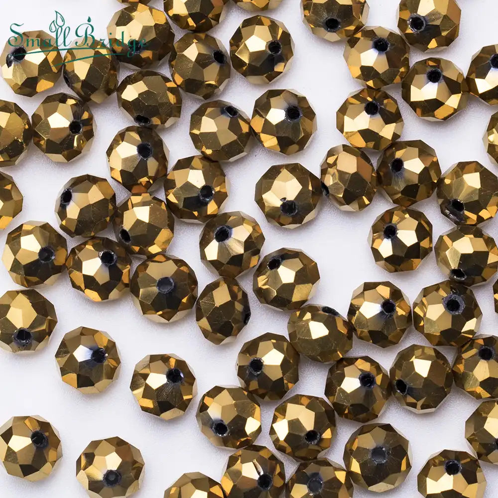4 6 8mm austria silver plating ball crystal beads for jewelry