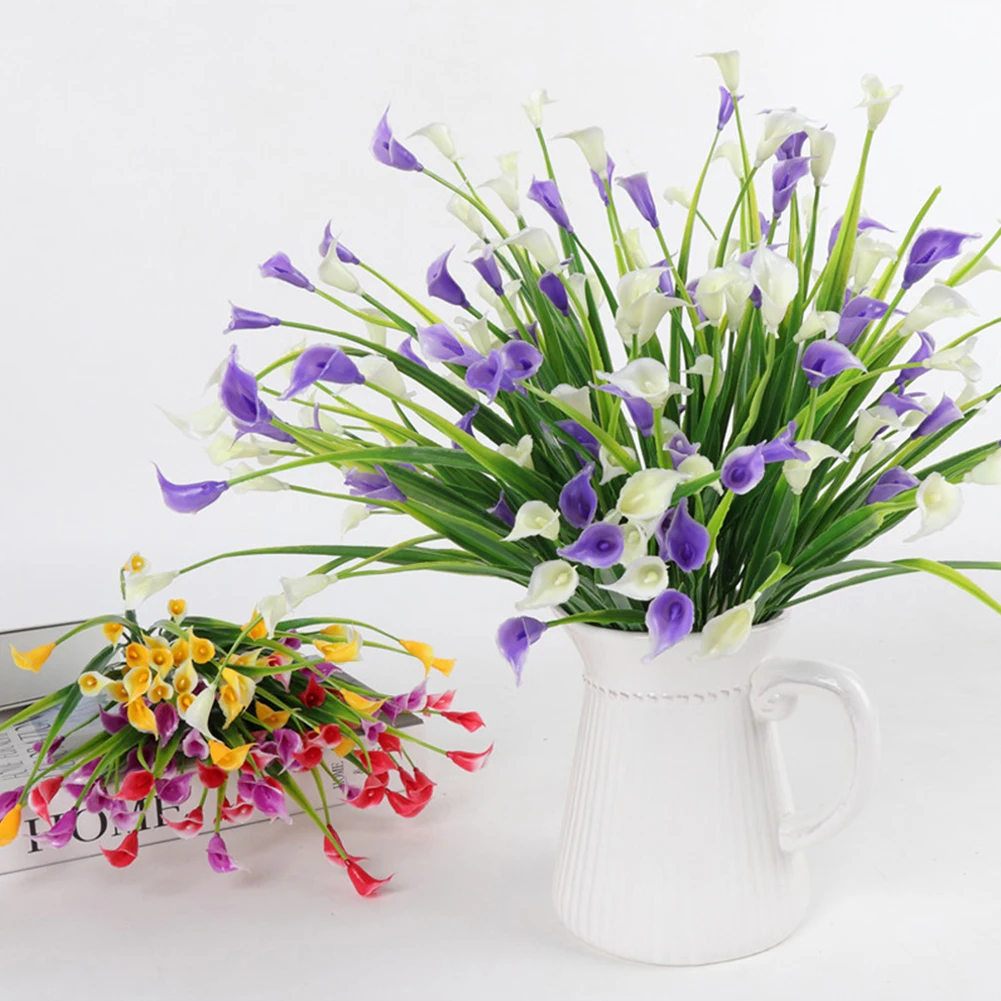 1 Bouquet 5 Branches Artificial Calla Lily Plastic Fake Flower Wedding Table Plant Home Christmas Party Decor
1 Bouquet 5 Branches Artificial Calla Lily Plastic Fake Flower Wedding Table Plant Home Christmas Party Decor