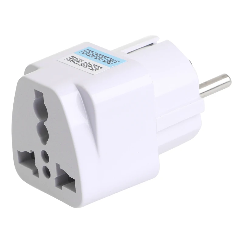 

2017 1 Pcs Universal UK US AU To EU AC Power Socket Plug Travel Charger Adapter German & European standard #1