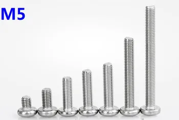 100PCS M5*18/20/22/25/30/35 Philips cross Round head Screws Fasteners Repair Hardware tools
100PCS M5*18/20/22/25/30/35 Philips cross Round head Screws Fasteners Repair Hardware tools
