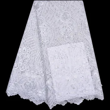 Embroidery French Lace Fabric With Stones For Women Dress New Arrival French Lace Dress For Bridal Wedding Sewing Fabric 1182B
Embroidery French Lace Fabric With Stones For Women Dress New Arrival French Lace Dress For Bridal Wedding Sewing Fabric 1182B