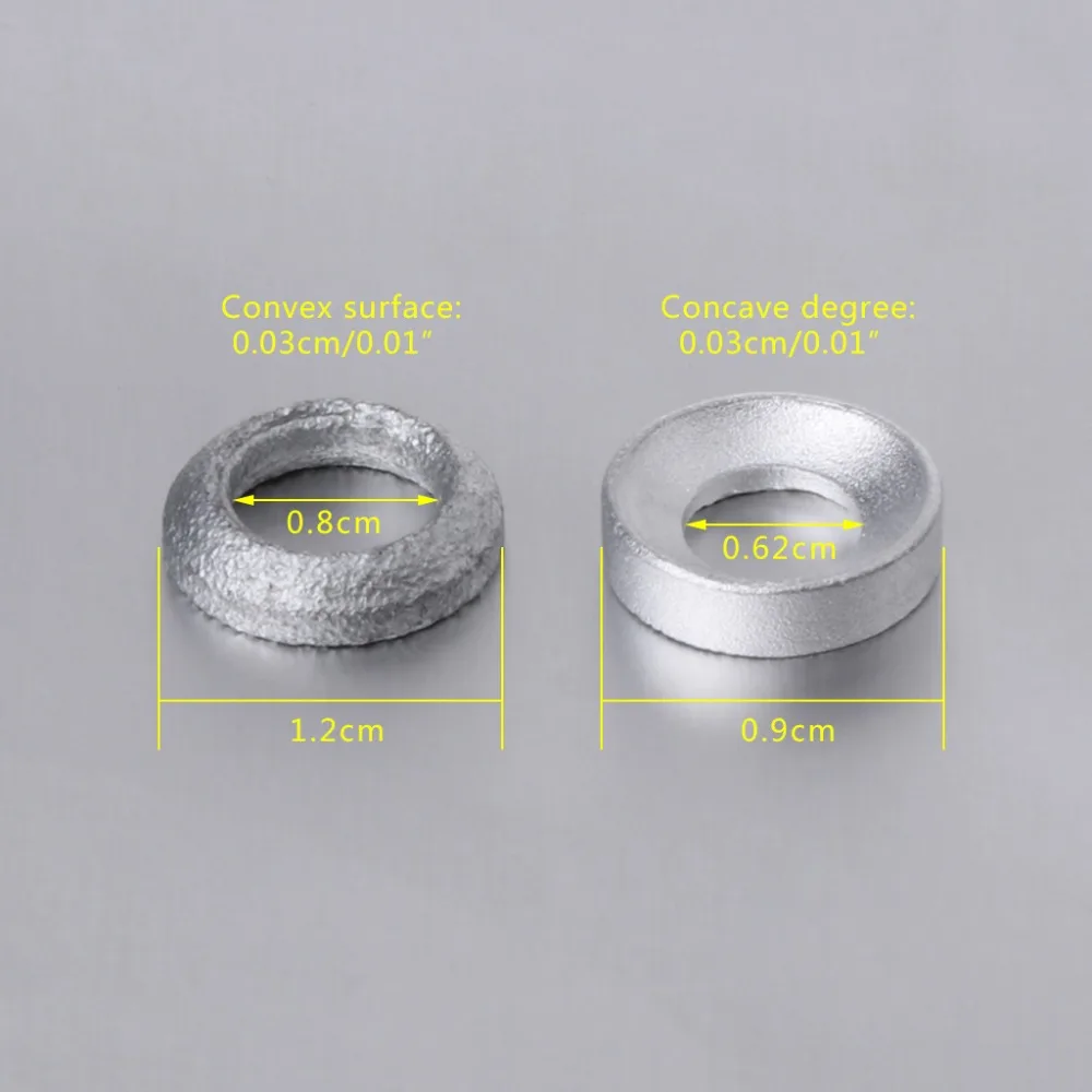 2 Pcs Bicycle Brake Caliper Spacer Joint Washer Aluminum Mountain Bike Accessory